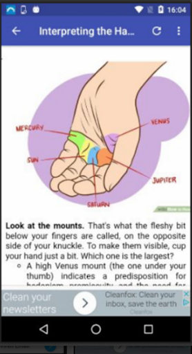 How to Read Palms Screen 2