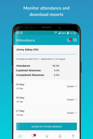 Android application School Gateway screenshort
