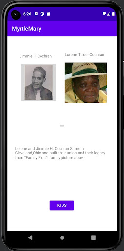 Tisdel Robertson Family Tree Screen 3