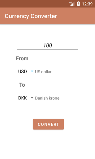 Currency Converter Screen 3