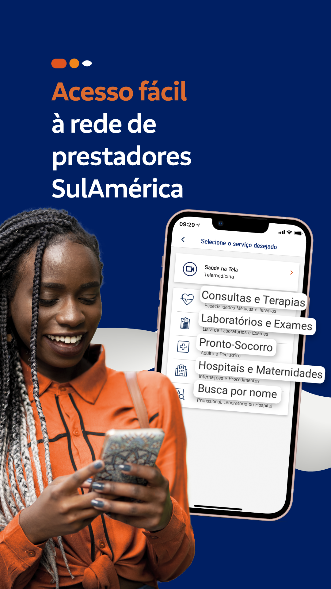 Android application SulAmérica Saúde screenshort