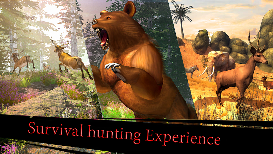 deer hunting: hunter games banner