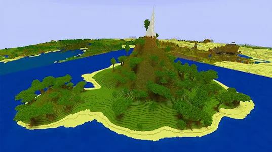 島: マインクラフト のマップ