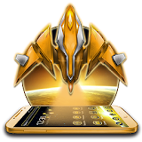 Dazzling Gold Space Craft Theme 2D icon