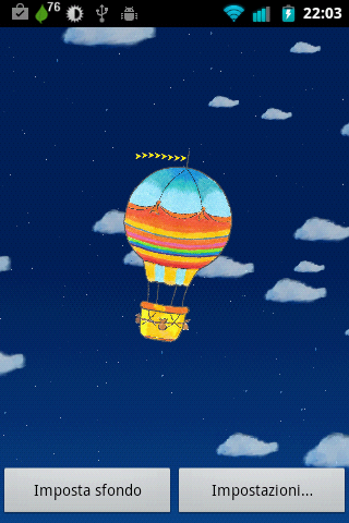 Hot Air Balloon Live Wallpaper