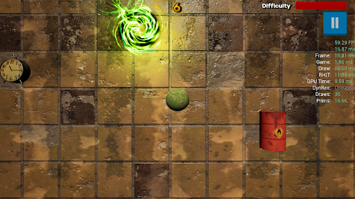 Android application Ball and Time (gyroscope game) screenshort