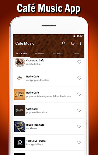 Cafe Music App Screen 2