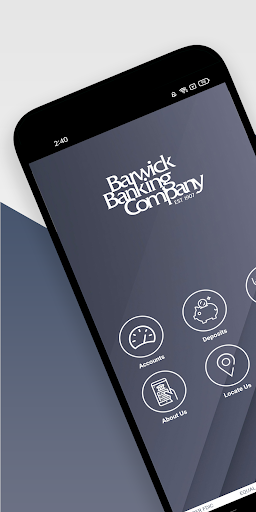 Android application Barwick Banking Company screenshort