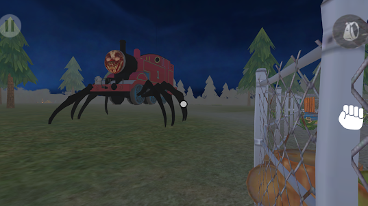 Scary Spider choo train horror