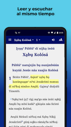 Android application Me'paa Acatepec - Bible screenshort