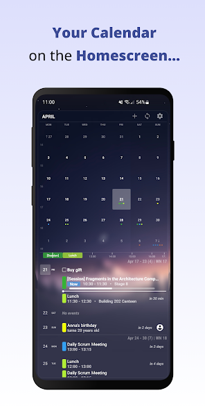 Your Calendar Widget 1.60.0 APK + Mod (Unlimited money) untuk android
