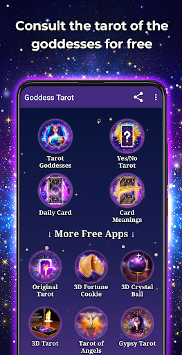 Android application Tarot of the Goddesses screenshort