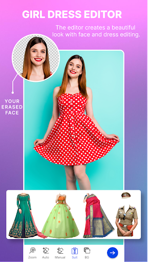 Android application Photo Suit Editor screenshort