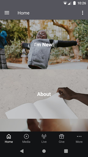 Android application Harvest Life Church App screenshort