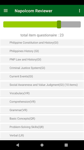 NAPOLCOM REVIEWER Screen 2