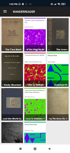 WanderReader Screen 2