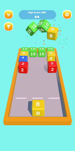 Chain Cube 2048  Merge 3D