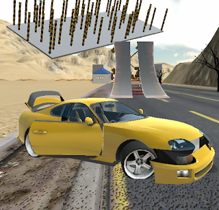 Car Crash Simulator : Desert - Screenshot 1