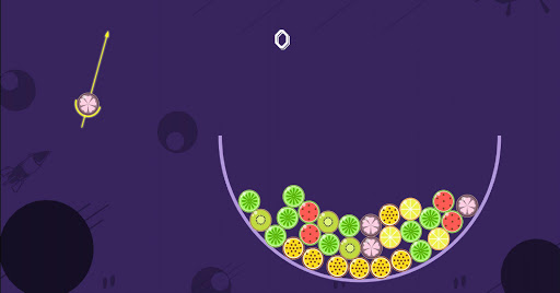 Android application Fruit Bubble Shooter: Gravity screenshort