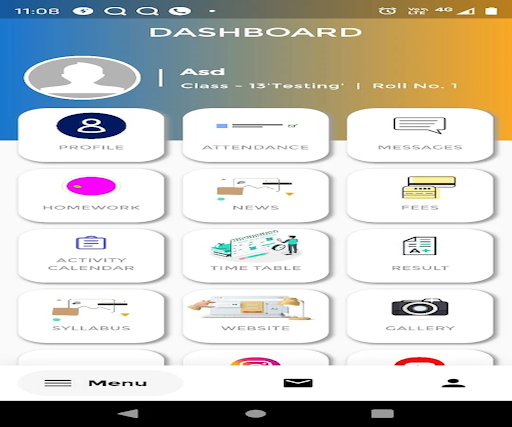 Vanasthali Rewa Staff App Screen 3