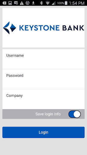 Android application Keystone Bank – Remote Deposit screenshort