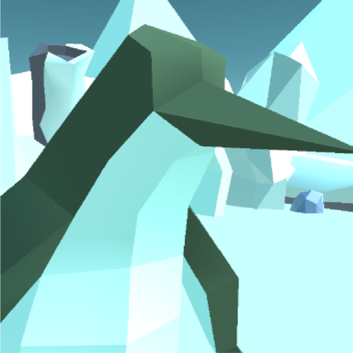 GLACIER : the penguine logo