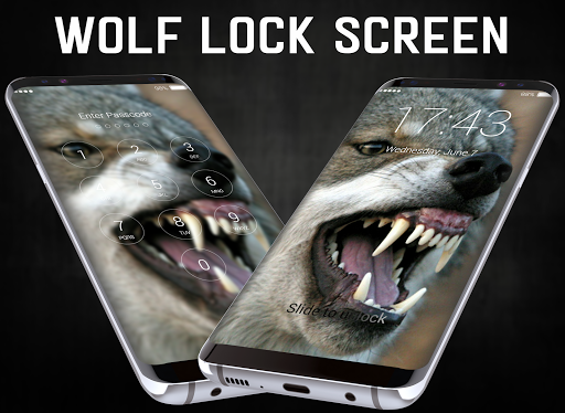 Android application Wolf Lock Screen screenshort