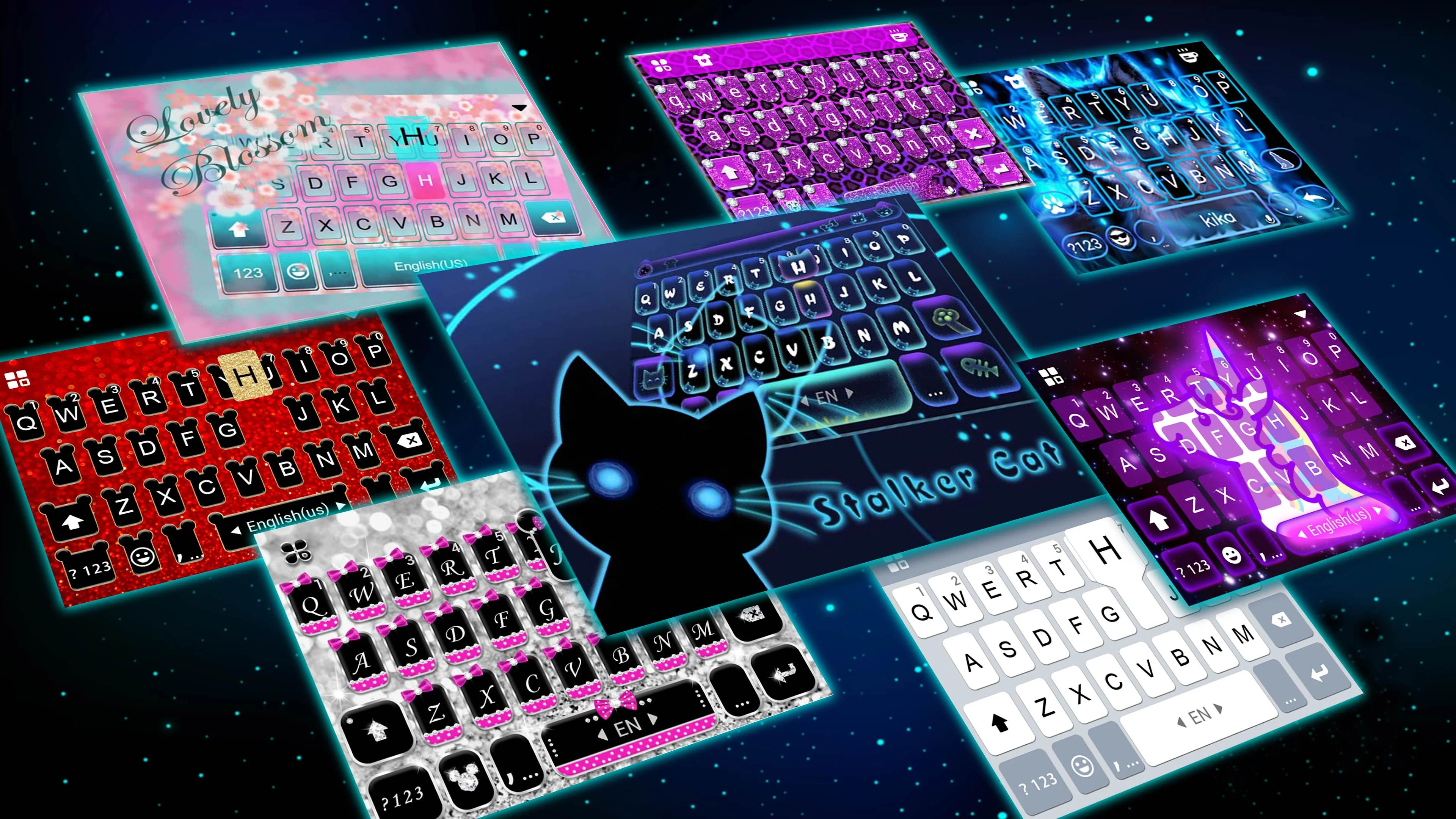 Android Apps Funny Design Keyboard Themes on