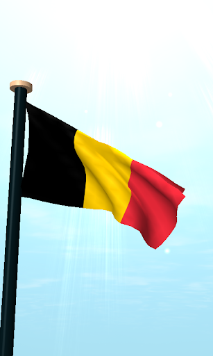 Belgium Flag 3D Free Wallpaper Screen 2