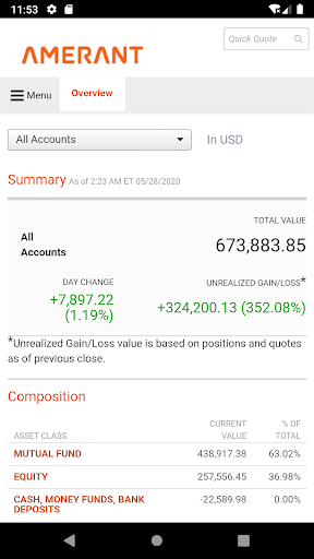 Amerant Investments Screen 3