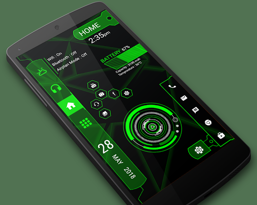 Screenshot of Strip Hi-tech Launcher 2025