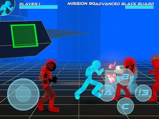 Stickman Neon Warriors: Street Fighting apkpoly screenshots 14