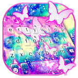 Shining Butterfly Galaxy Keyboard Theme icon