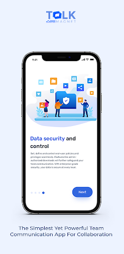 Android application Talk Magnet - Team Chat App screenshort