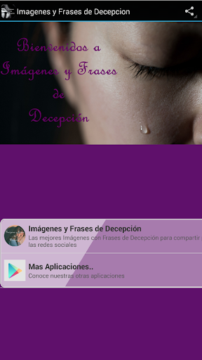 Android application Imagenes y Frases de Decepción screenshort