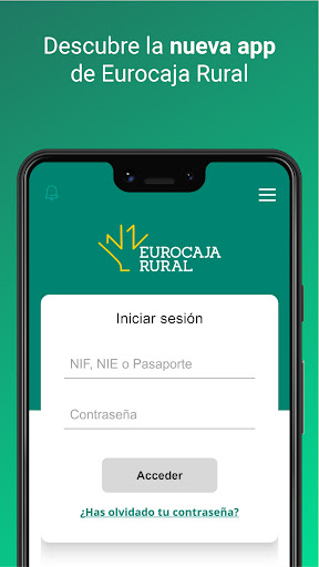 Android application Eurocaja Rural screenshort