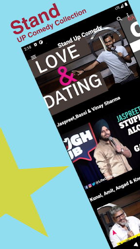 Android application Stand Up Comedy, Indian Funny screenshort