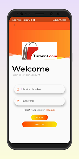 Android application Turannt.com screenshort