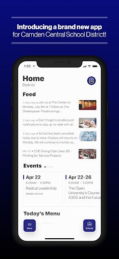 Android application Camden Central Schools, NY screenshort