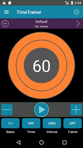 Android application Metronome & Time Trainer by Ju screenshort