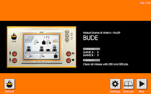 LCD GAME - BUDE