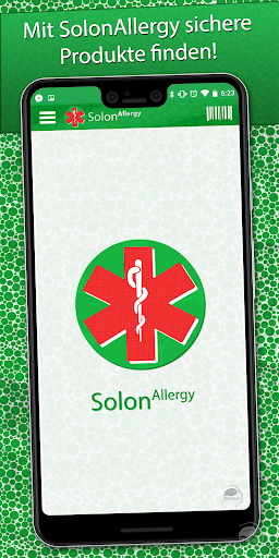 Android application SolonAllergy - Produkt Scanner screenshort