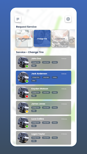 Android application Timely Tow & Service screenshort
