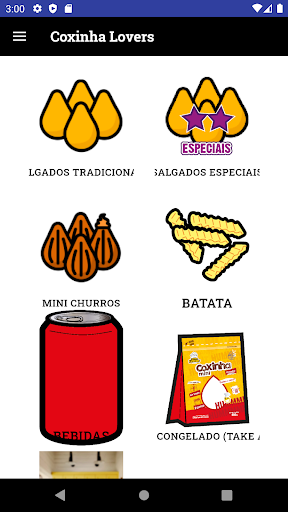 Android application Coxinha Lovers screenshort
