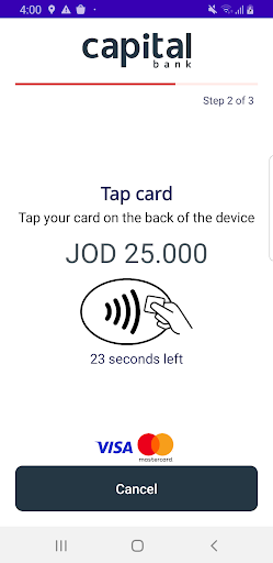 Capital Bank Tap On Phone Screen 3