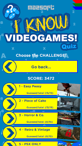 I Know Videogames Quiz Screen 2