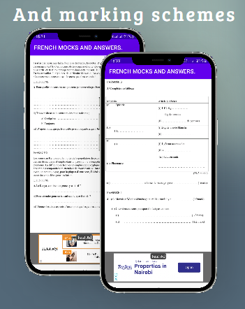 French: mocks papers & answers Screen 3