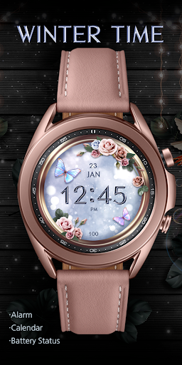 Android application Winter Time_Watchface screenshort