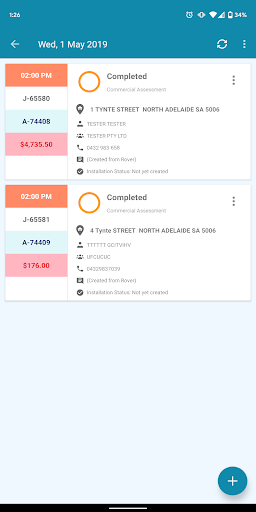 Android application NCBA Rover screenshort