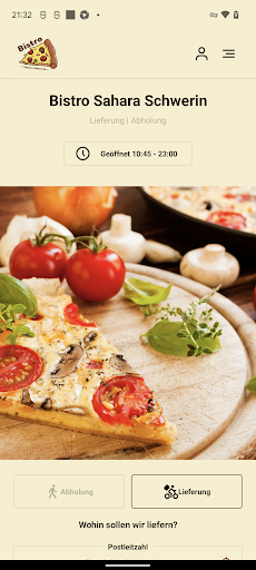Android application Bistro Sahara Schwerin screenshort